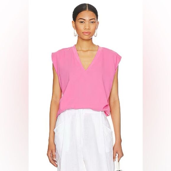 Pistola Carson Tee in Flamingo - Picture 2 of 3